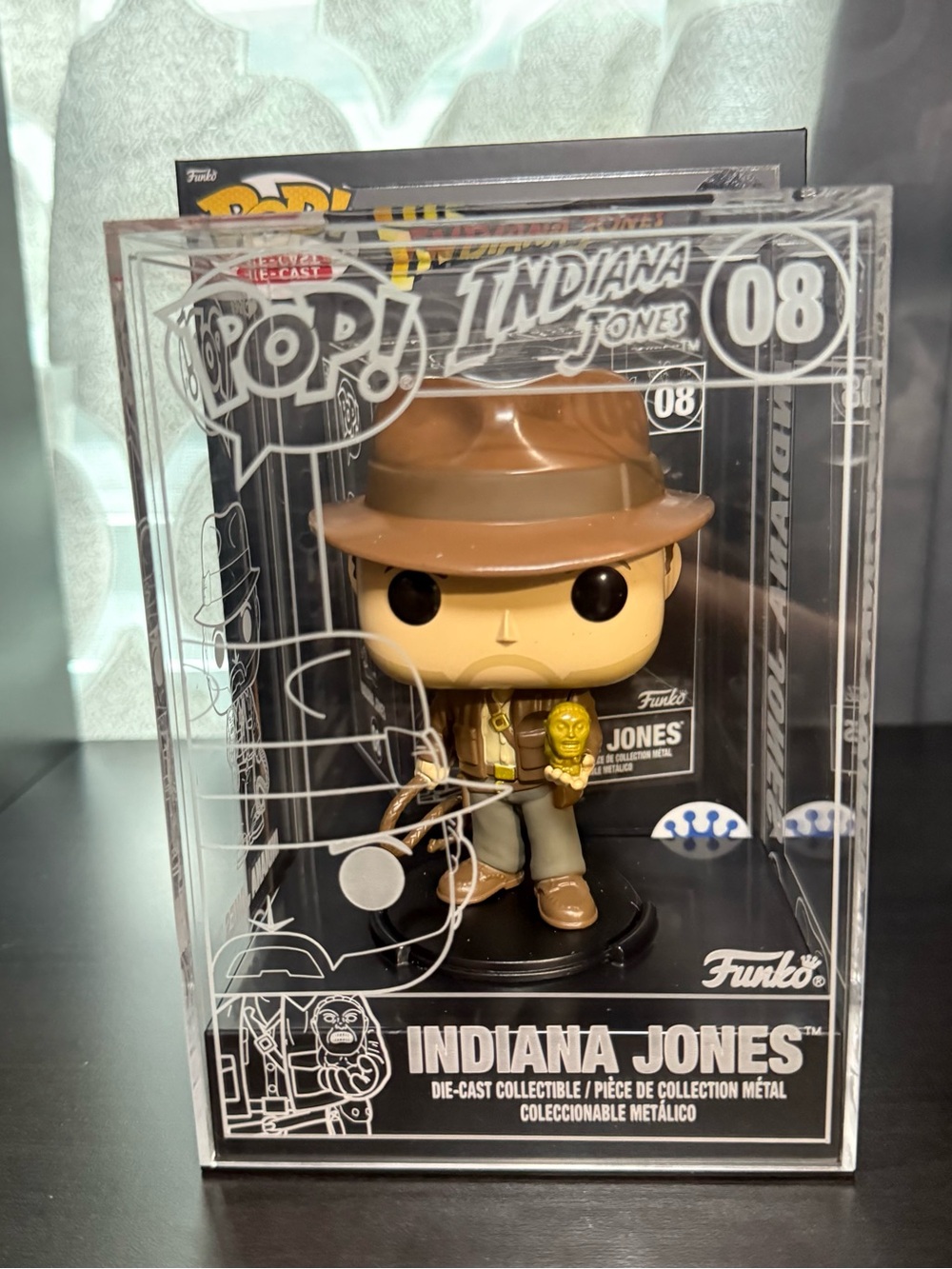 Funko Pop! Indiana Jones Vinyl Figure - Brown Hat, Tan Coat, Gold Idol COMMON